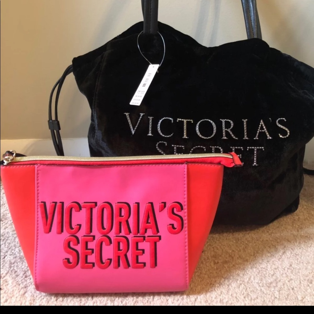Victoria’s secret tote and travel bag